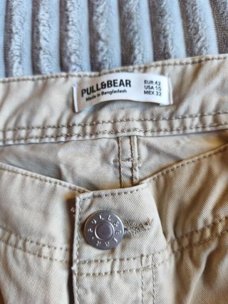 Pantalones cargo Pull&Bear beige