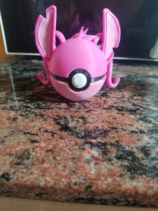 Bola Ángel Stitch Rosa