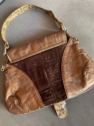 Bolso Miss Sixty Marrón y Dorado
