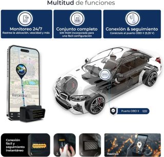 Localizador GPS coche Salind 08 4G OBDII