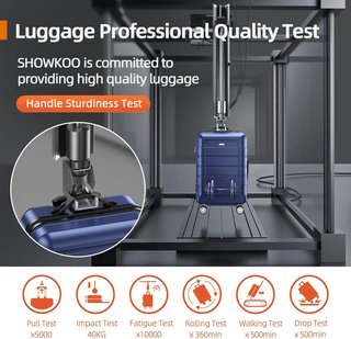 Juego de Maleta Rígida SHOWKOO+neceser extensibles