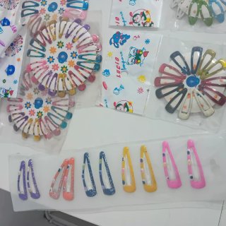 Lote 9 Paks Accesorios Pelo Multicolor