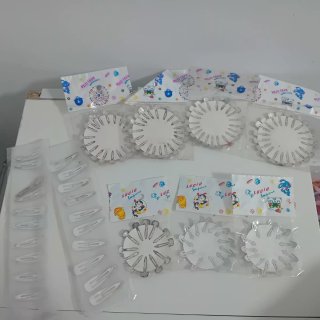 Lote 9 Paks Accesorios Pelo Multicolor