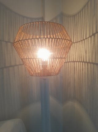 Pantalla lámpara yute boho Maison du Monde