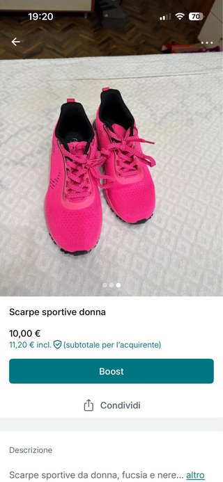 Scarpe sportive donna rosa
