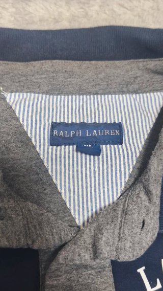 Polo Ralph Lauren Gris y Azul
