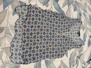 Blusa floral manga corta