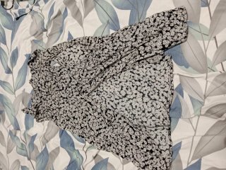 Blusa floral manga corta