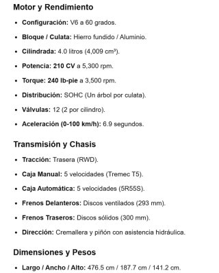 Ford Mustang V6 Americano