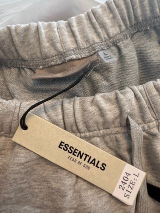 Essentials Pantalones Cortos Gris Talla L