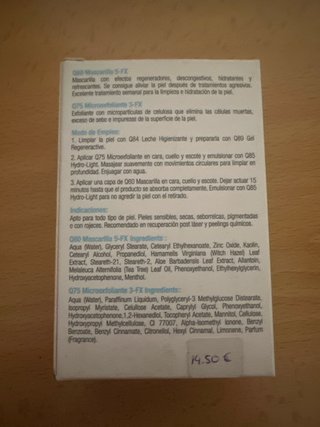 Naqua Q60 Mascarilla + Q75 Microexfoliante