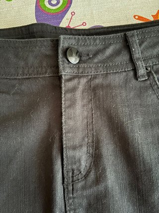 Falda vaquera negra mujer talla S