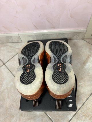 Nike Foamposite One Nero/Oro Tg 38