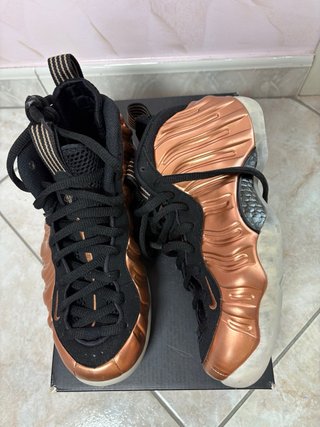 Nike Foamposite One Nero/Oro Tg 38