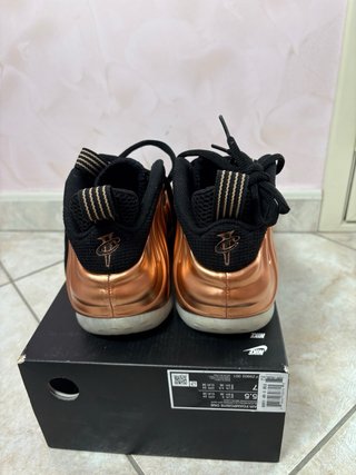 Nike Foamposite One Nero/Oro Tg 38