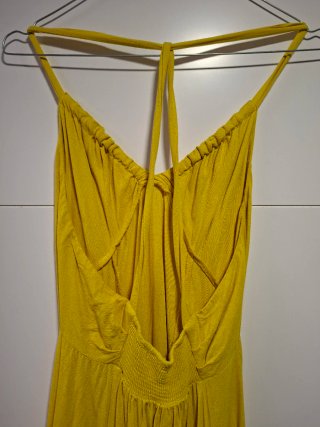 Vestido amarillo Oysho