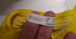 Vestido amarillo Oysho