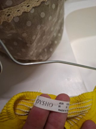 Vestido amarillo Oysho