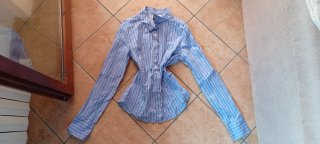 Camicetta a righe h&m Divided Azzurra XS