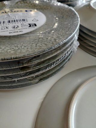 Pack 6 Platos Postre Alfares Cerámica, Gres.