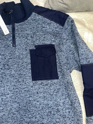Jersey de trabajo azul