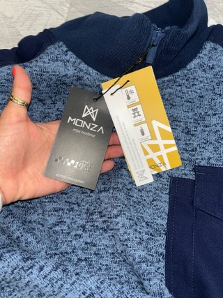 Jersey de trabajo azul