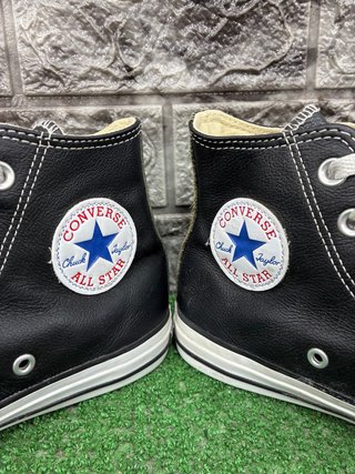 Converse All Star Pelle Nere Tg 37.5