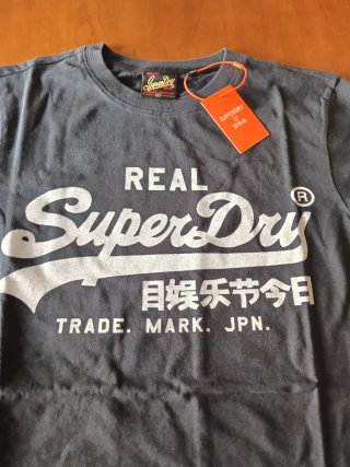 Camiseta Superdry Azul Oscuro Talla S