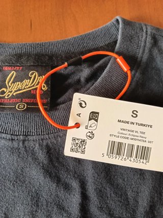 Camiseta Superdry Azul Oscuro Talla S