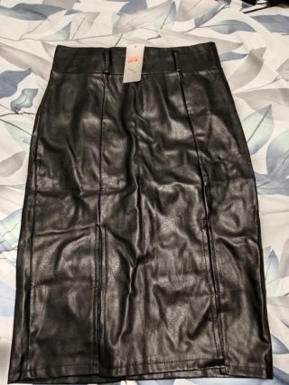 Shorts de cuero marrones