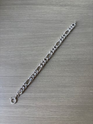 Pulsera Plata Ley Figaro