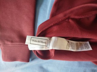 Sudadera Pedro del Hierro Granate claro Talla:M