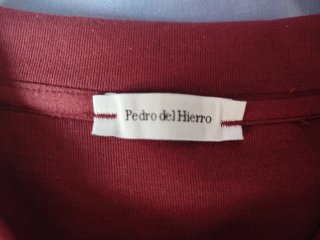 Sudadera Pedro del Hierro Granate claro Talla:M
