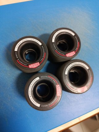 Ruedas Hawgs 63 mm 78A Durometer