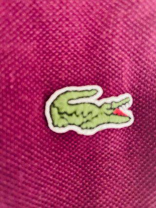 Polo Lacoste Talla 5 Morado