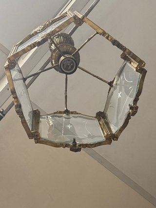 Lámpara colgante estilo farol