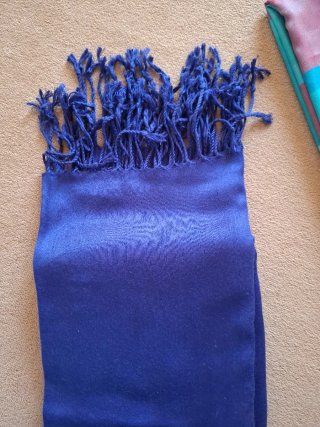 Lote 2 Pashminas Azul y Rosa