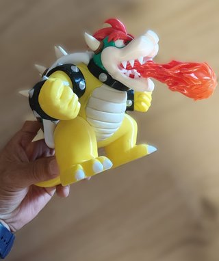 Figuras Bowser y Bowser Jr. Mario Galaxy