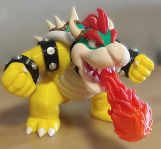 Figuras Bowser y Bowser Jr. Mario Galaxy