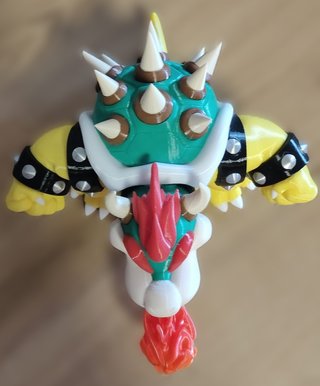 Figuras Bowser y Bowser Jr. Mario Galaxy