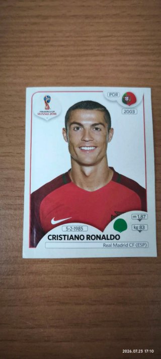 Cristiano Ronaldo Rusia 2018 Sticker