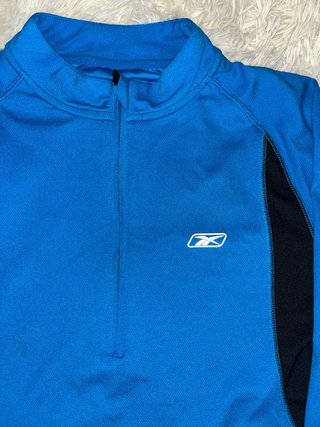 Felpa Sportiva Reebok Uomo Taglia L Blu