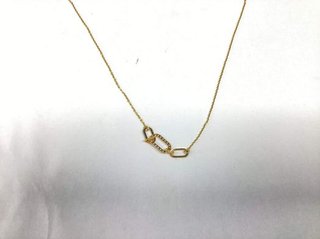 Collar oro 18kt con circonitas