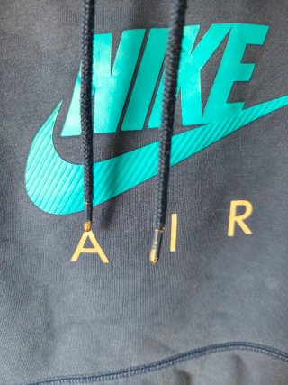 Sudadera Nike Air capucha hombre azul marino L