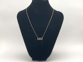 Cadena Oro 18k Infinito 23cm