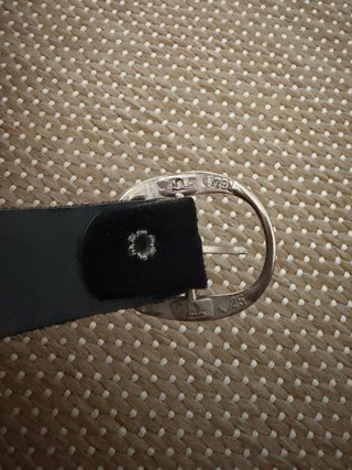 Cinturón vintage piel con aplicaciones
