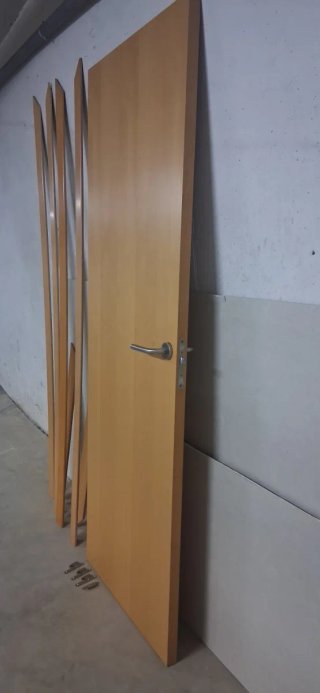 Puertas de madera de aya (72.5x3.5cm)