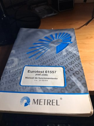 Strumento e Manuale Metrel Eurotest 61557