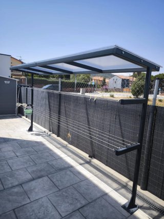 Montaje de aluminio y PVC