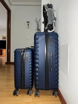 3 Maletas de viaje y mochila